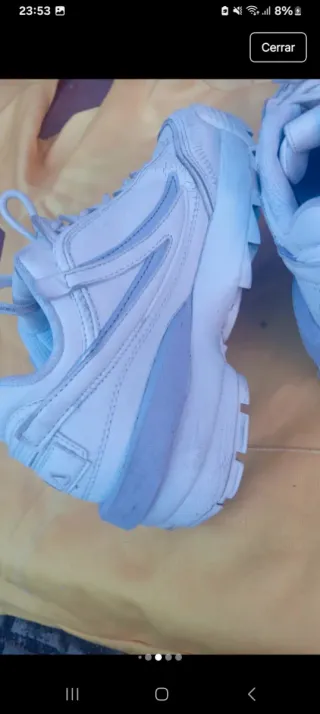 Zapatillas Fila lila Blanco Talla 39