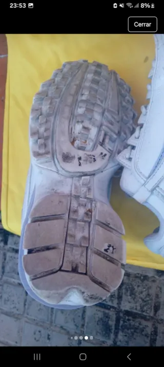 Zapatillas Fila lila Blanco Talla 39