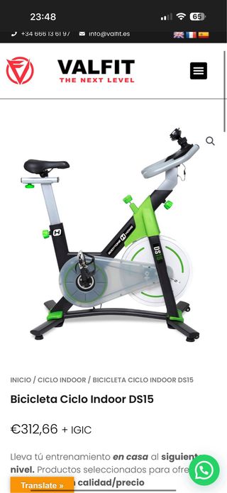 Bicicleta Ciclo Indoor Bodytone DS15