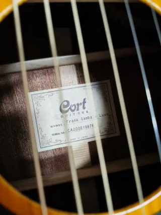 Cort Fran Gambale Luxe Guitarra Acústica