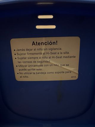 Trona infantil plegable