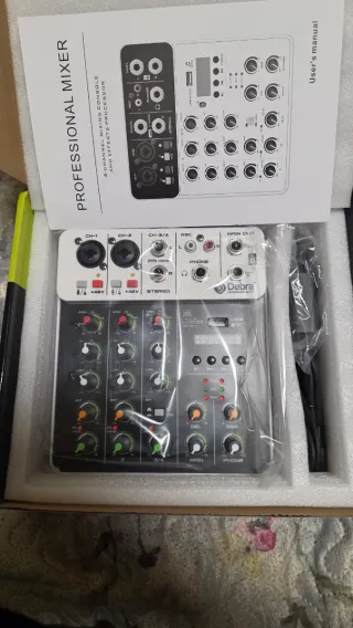 Mixer/Interfaccia DEBRA 4 Canali Bluetooth 48V