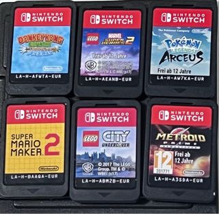 Lote de 6 juegos originales de Nintendo Switch
