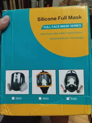 Máscara de trabajo completa con filtro