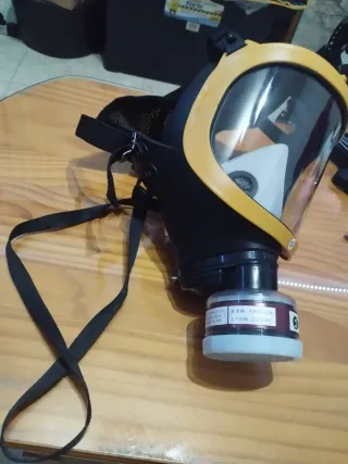 Máscara de trabajo completa con filtro