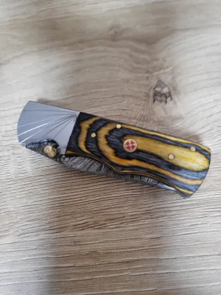 Cuchillo Damasco Artesanal