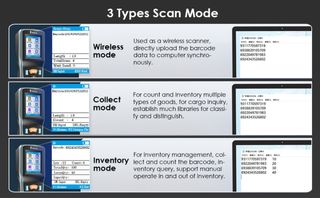 Lector Scaner datos QR inventario+pantalla NUEVO