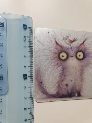 2 Imanes Decorativos Gatos Divertidos