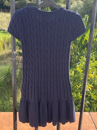 Vestido Ralph Lauren Niña Azul Marino