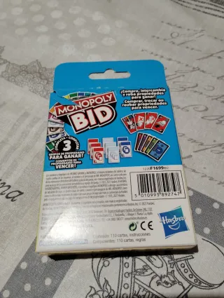 Juego de mesa Monopoly Bid