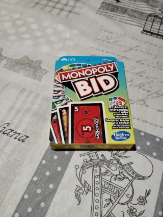 Juego de mesa Monopoly Bid