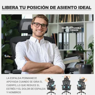 Silla Ergonómica Escritorio 200kg