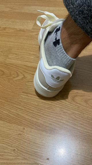 Adidas Campus Beige/Blanco Talla 44