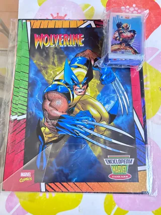 Álbum Enciclopedia Marvel completo