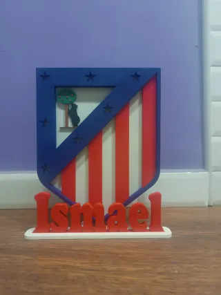 Escudo Atlético de Madrid personalizado