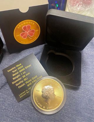 Onza de Plata Shamrock 1 oz