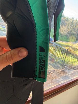 Neopreno Tribord 4/3mm Talla 12 años