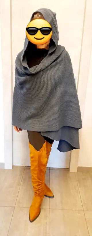 Stivali sopra il ginocchio marroni n. 39