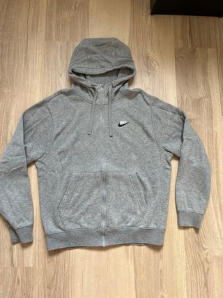 Chaqueta Nike Gris Cremallera