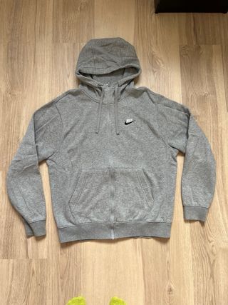 Chaqueta Nike Gris Cremallera