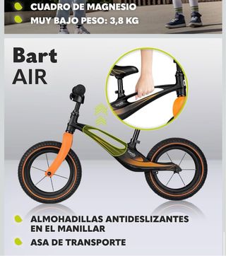 Bicicleta infantil Lionelo Bart Air