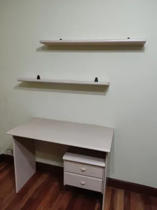 Cama juvenil 105cm con mesillas