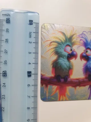 3 Imanes divertidos de loros