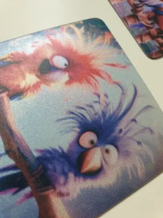 3 Imanes divertidos de loros