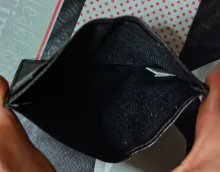 Porta documenti unisex nero