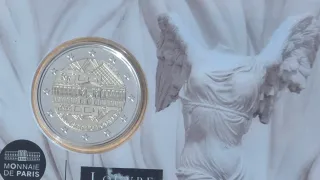 Moneda 2€ Coincard Louvre París