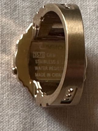 Anillo Reloj Casio CRW-001G-9 Dorado