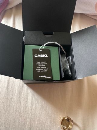 Anillo Reloj Casio CRW-001G-9 Dorado