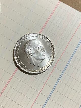 3 x 100 Pesetas Plata 1966 Franco