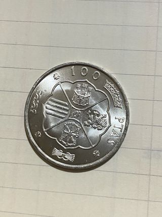 3 x 100 Pesetas Plata 1966 Franco