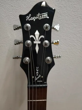 Hagstrom Ultra Swede ESN Guitarra Negra