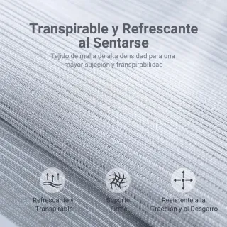 Silla de oficina ergonómica gris