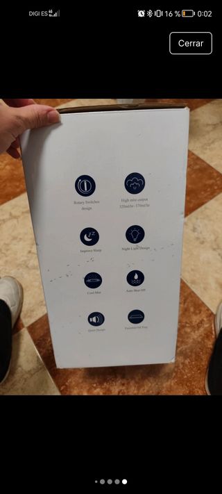 Humidificador ultrasonico 6 litros