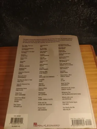 Partituras Guitar World 50 Greatest Rock Songs