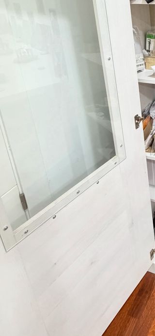 Mueble Cocina/Comedor Madera y Cristal