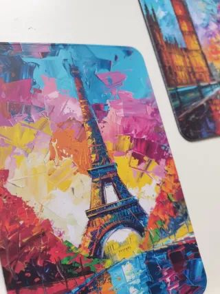 3 Imanes Decorativos Viajeros