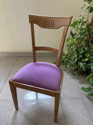 Sillas comedor roble macizo AMCLASSIC