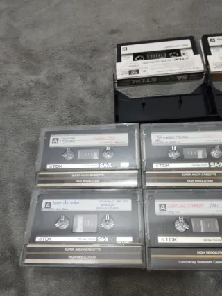 Lote 8 Cintas TDK Cromo cassette