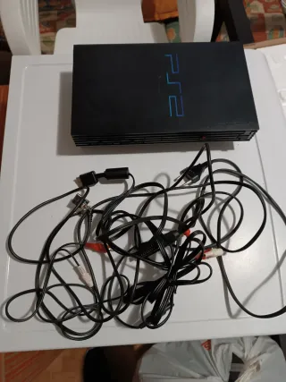 Consola PlayStation 2 Negra en buen estado
