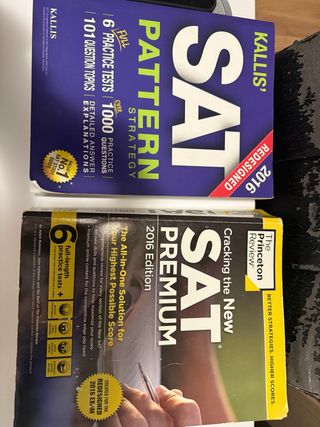 libros para los exámenes para college en USA