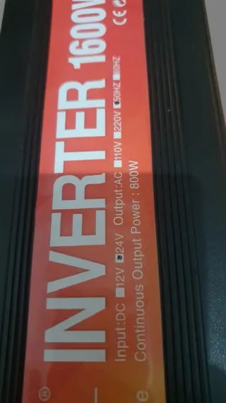 Inversor RDDSPON 1600W 24V Onda Pura