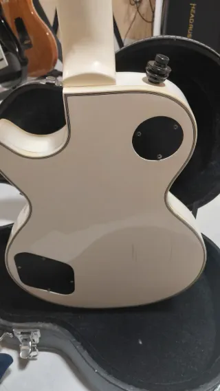 Guitarra Chibson Blanca Les Paul