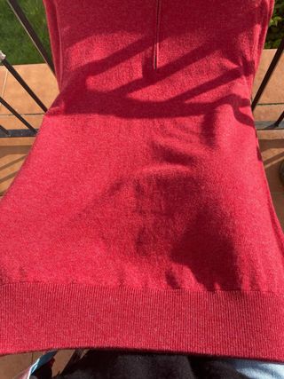 Jersey Alan Paine Lana Cremallera Roja