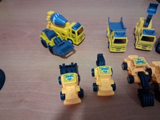 Lote camiones construcción juguete