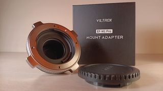 Adaptador MFT-EF Viltrox EF-M1 Pro