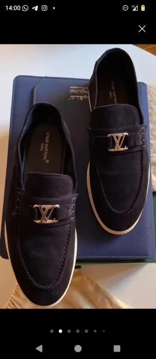 Mocasines Louis Vuitton Estate azul marino oscuro